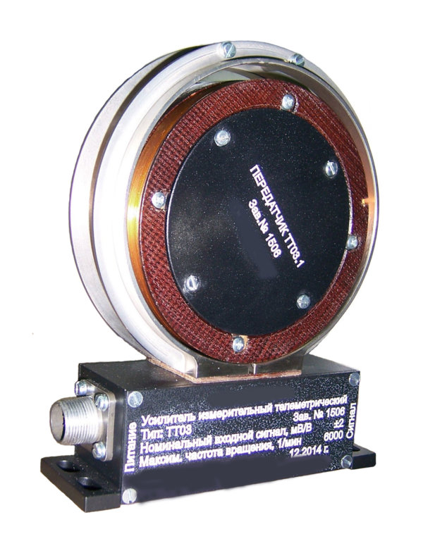 Тензоусилитель (токосъёмник) телеметрический ТТ03